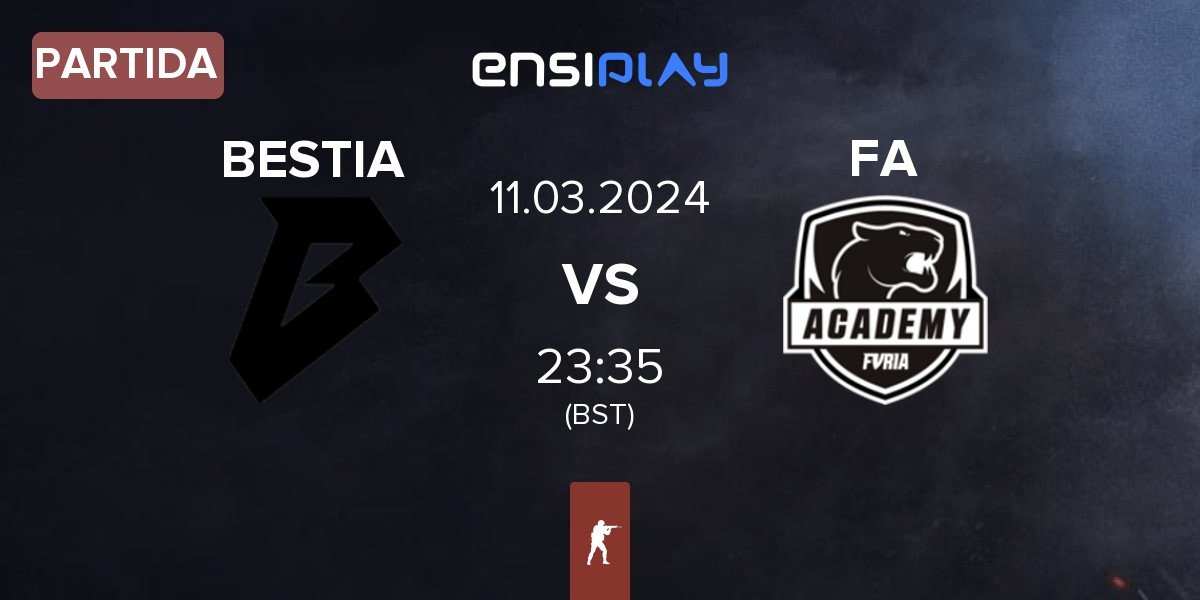 Partida BESTIA vs FURIA Academy FA | 11.03