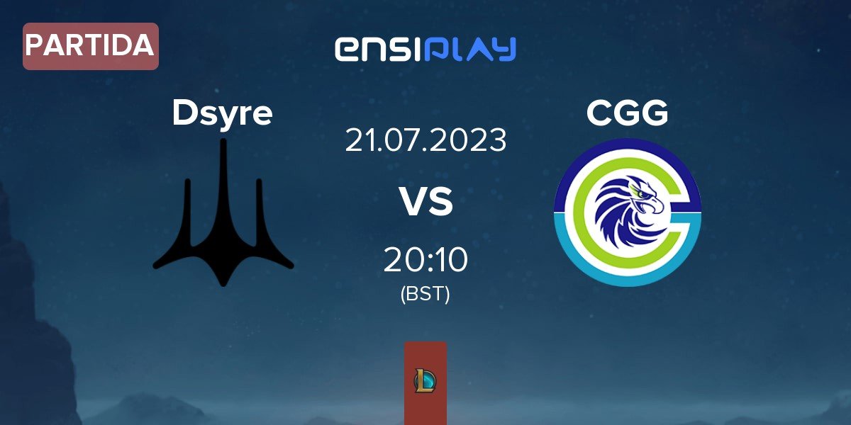 Partida Dsyre Esports Dsyre vs Cyberground Gaming CGG | 21.07