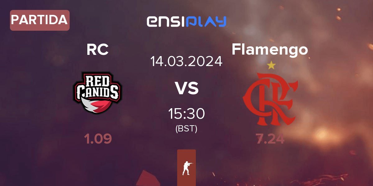 Partida Red Canids RC vs Flamengo Esports Flamengo | 14.03