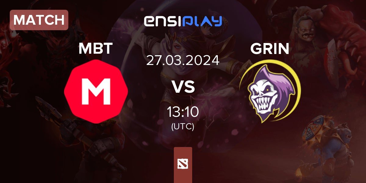 Match MarsBet Team MBT vs GRIN Esports GRIN | 27.03
