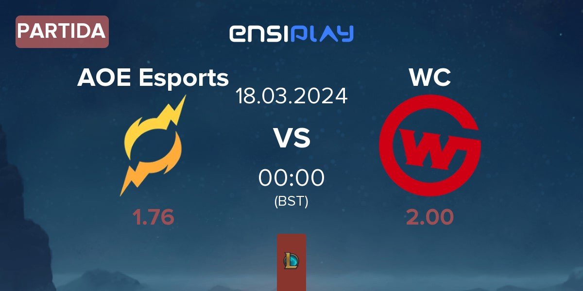 Partida Area of Effect Esports AOE vs Wildcard Gaming WC | 17.03