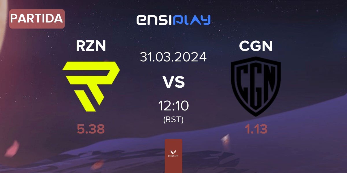 Partida RIZON RZN vs CGN Esports CGN | 31.03