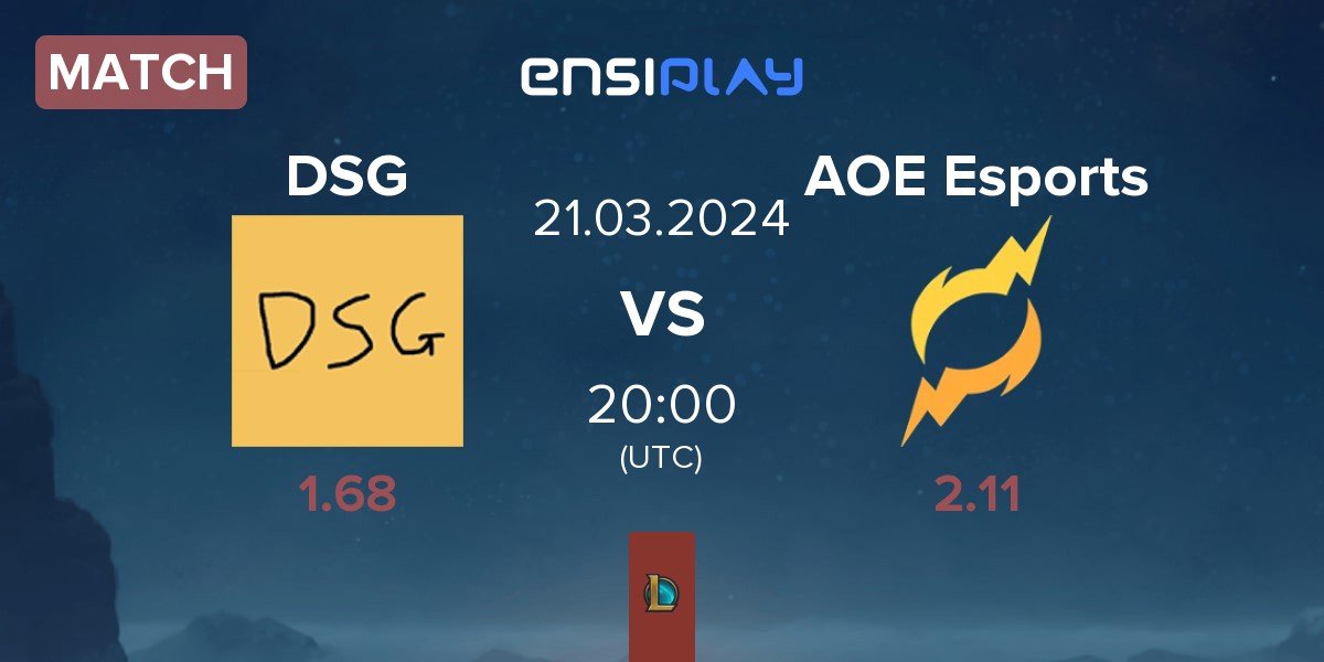 Match Disguised DSG vs Area of Effect Esports AOE | 21.03