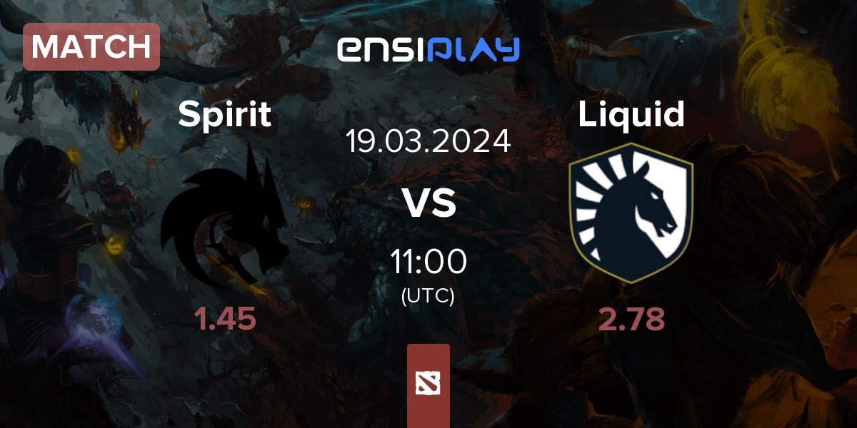 Match Team Spirit Spirit vs Team Liquid Liquid | 19.03