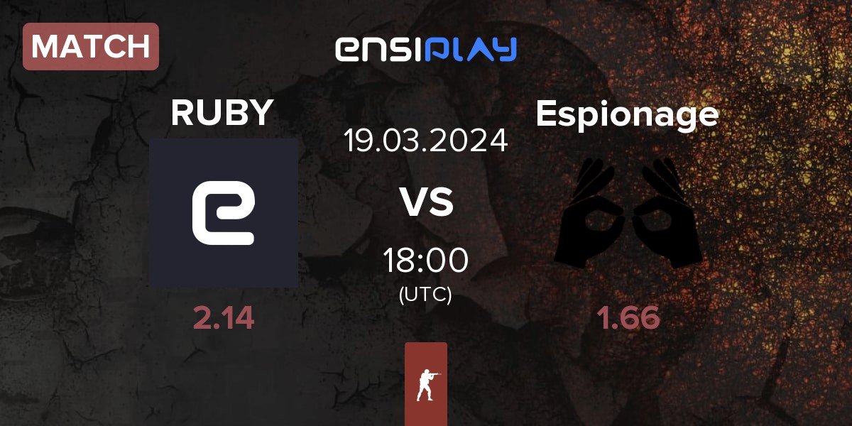 Match RUBY vs Espionage | 19.03