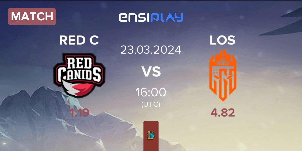 Match RED Canids RED C vs Los Grandes LOS | 23.03