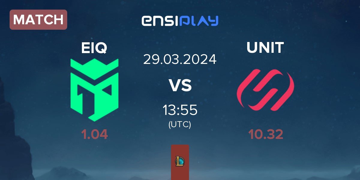 Match Entropiq EIQ vs Team UNiTY UNIT | 29.03