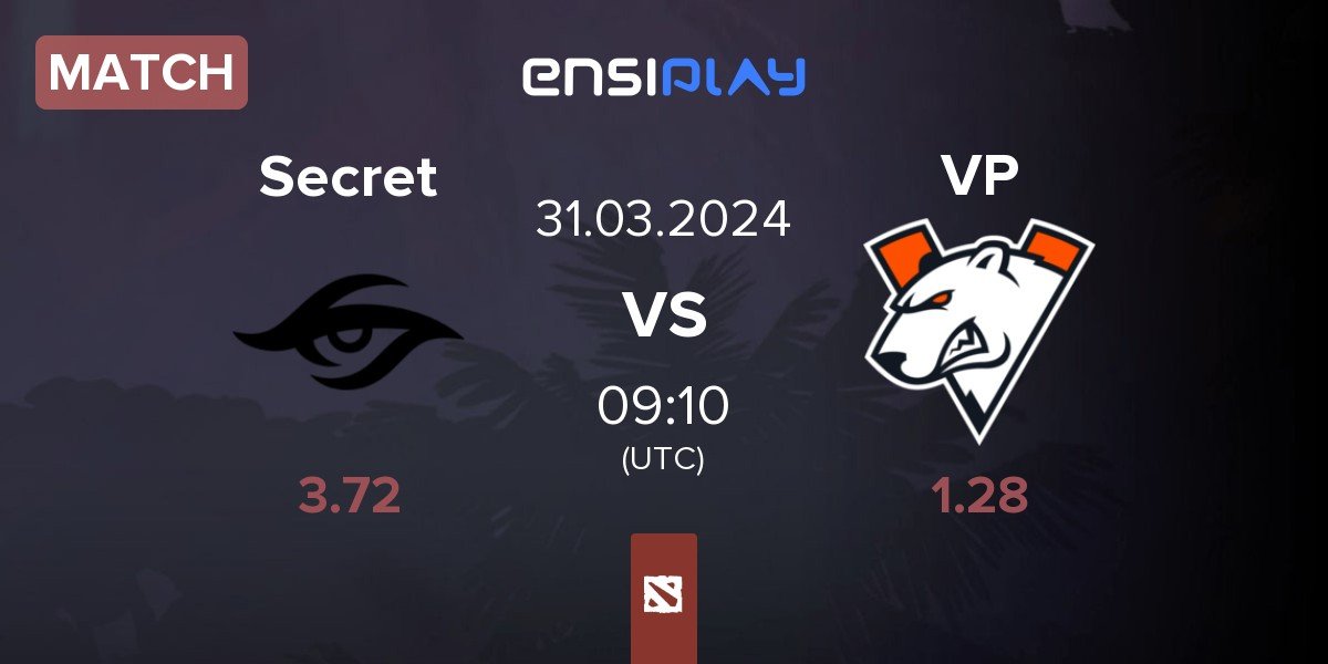 Match Team Secret Secret vs Virtus.pro VP | 31.03