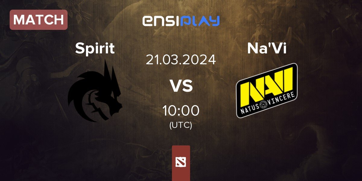 Match Team Spirit Spirit vs Natus Vincere Na'Vi | 21.03