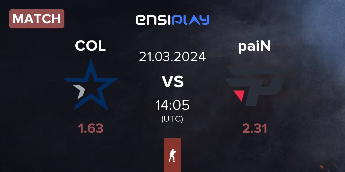 Match Complexity Gaming COL vs paiN Gaming paiN | 21.03