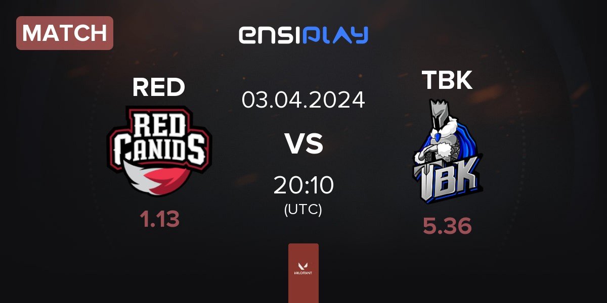 Match RED Canids RED vs TBK Esports TBK | 03.04