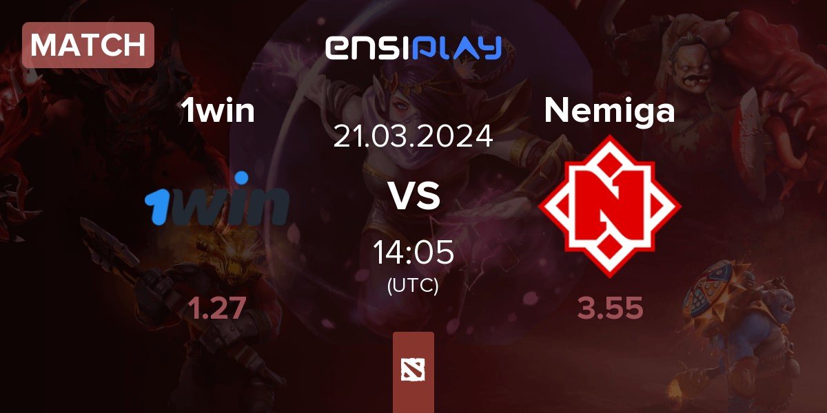 Match 1win vs Nemiga | 21.03