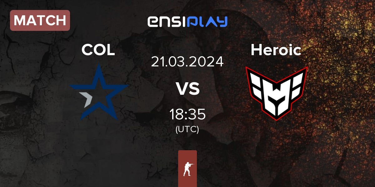 Match Complexity Gaming COL vs Heroic | 21.03
