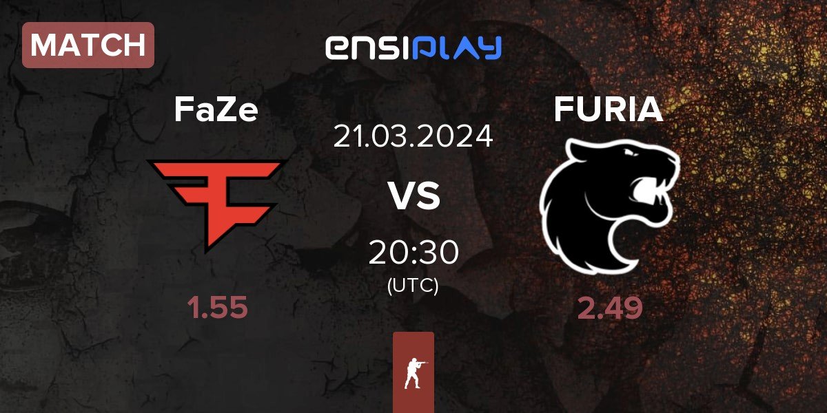 Match FaZe Clan FaZe vs FURIA Esports FURIA | 21.03