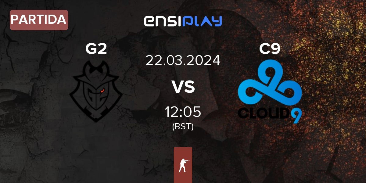 Partida G2 Esports G2 vs Cloud9 C9 | 22.03