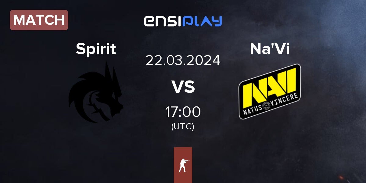 Match Team Spirit Spirit vs Natus Vincere Na'Vi | 22.03