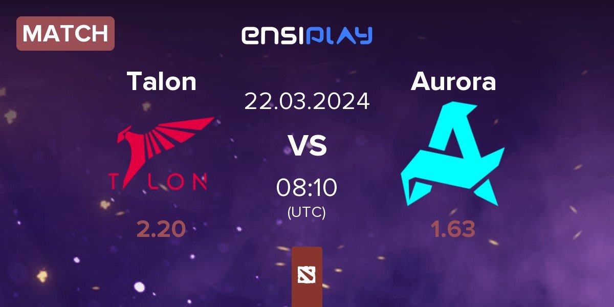 Match Talon Esports Talon vs Aurora | 22.03