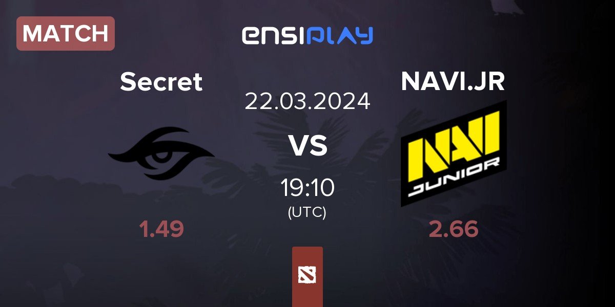 Match Team Secret Secret vs Navi Junior NAVI.JR | 22.03