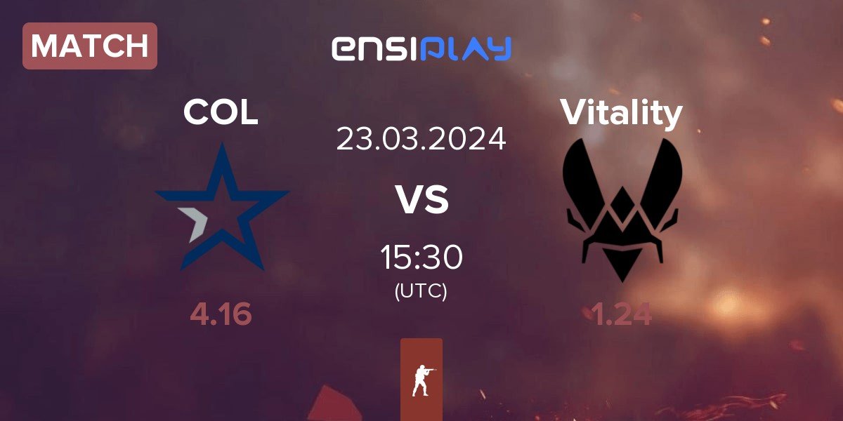 Match Complexity Gaming COL vs Team Vitality Vitality | 23.03