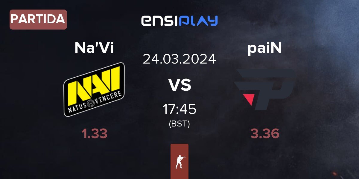 Partida Natus Vincere Na'Vi vs paiN Gaming paiN | 24.03