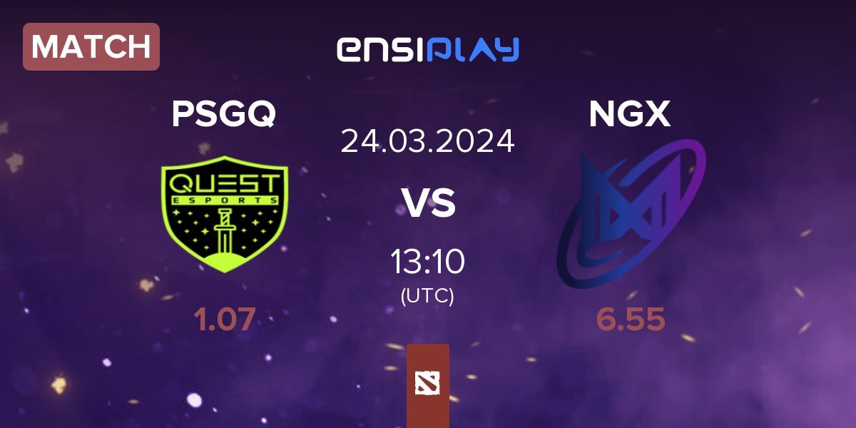Match PSG.Quest PSGQ vs Nigma Galaxy NGX | 24.03