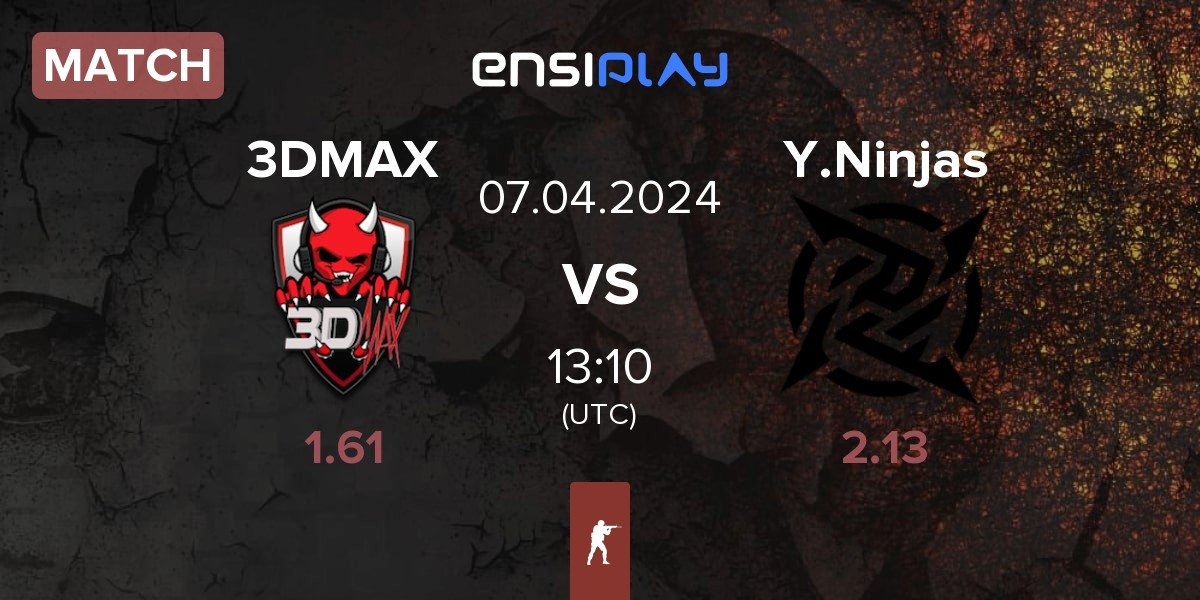 Match 3DMAX vs Young Ninjas Y.Ninjas | 07.04