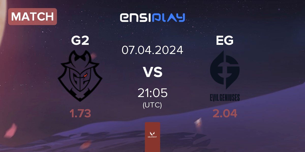 Match G2 Esports G2 vs Evil Geniuses EG | 07.04
