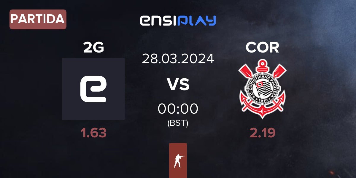 Partida 2Game Esports 2G vs Corinthians COR | 27.03
