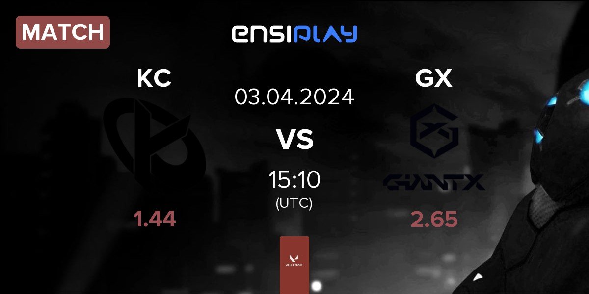 Match Karmine Corp KC vs GIANTX GX | 03.04