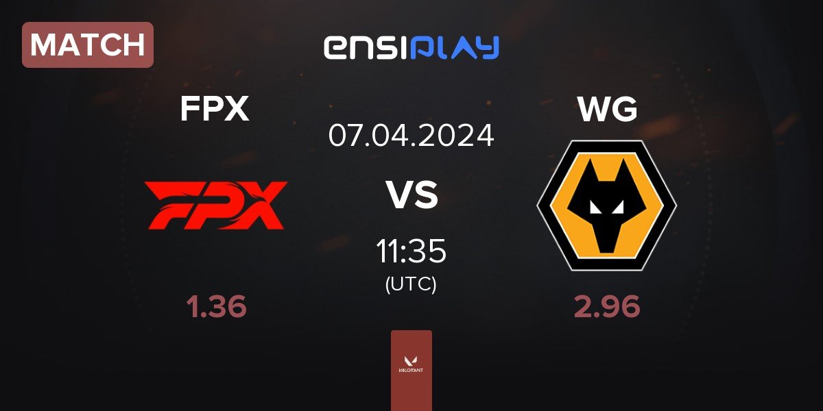 Match FunPlus Phoenix FPX vs Wolves Esports WG | 07.04