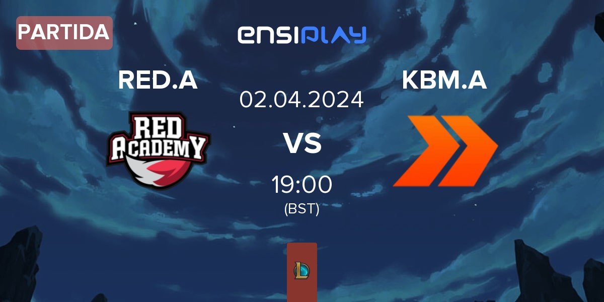 Partida RED Academy RED.A vs KaBuM! Academy KBM.A | 02.04