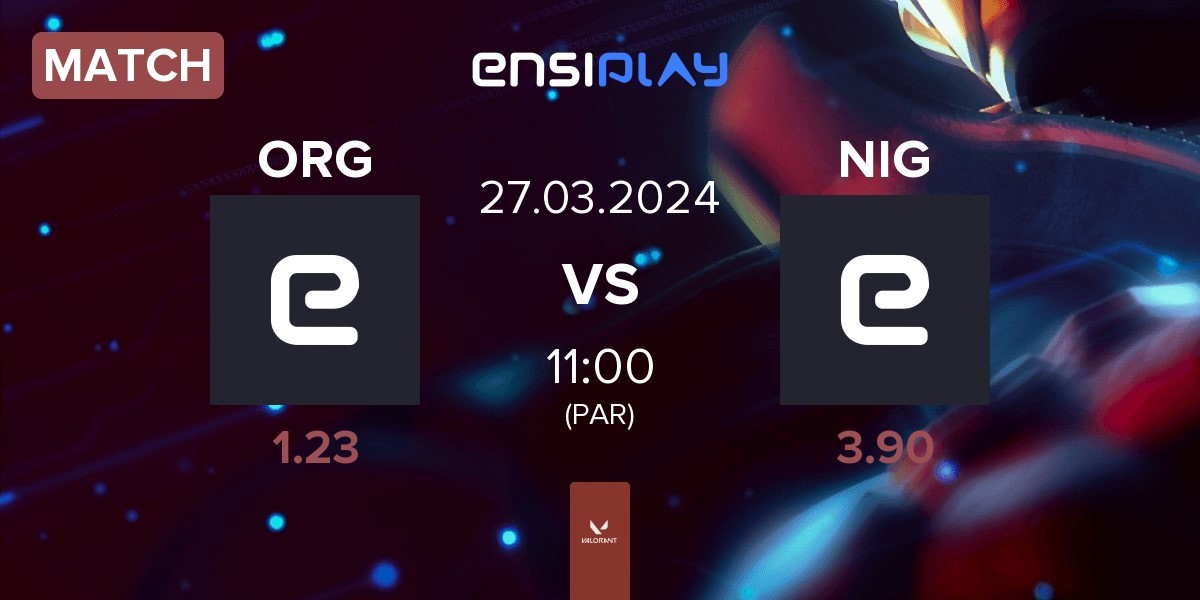 Match ORGLESS ORG vs Ninjas in Galaxy NG | 27.03