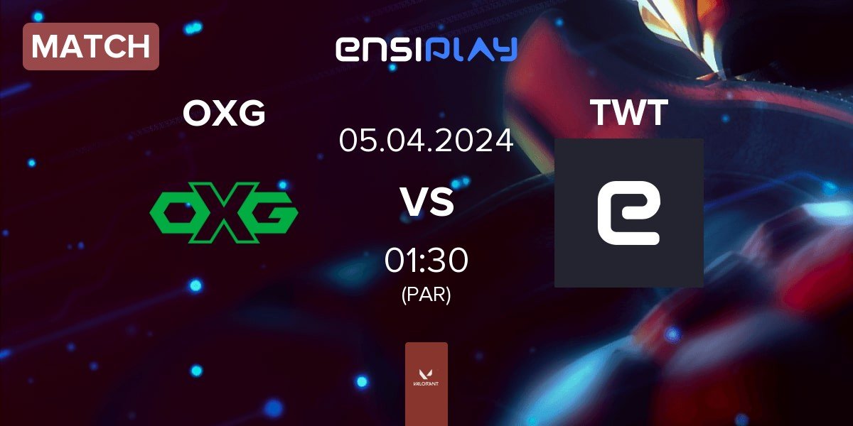 Match Oxygen Esports OXG vs together we are terrific TWT | 05.04