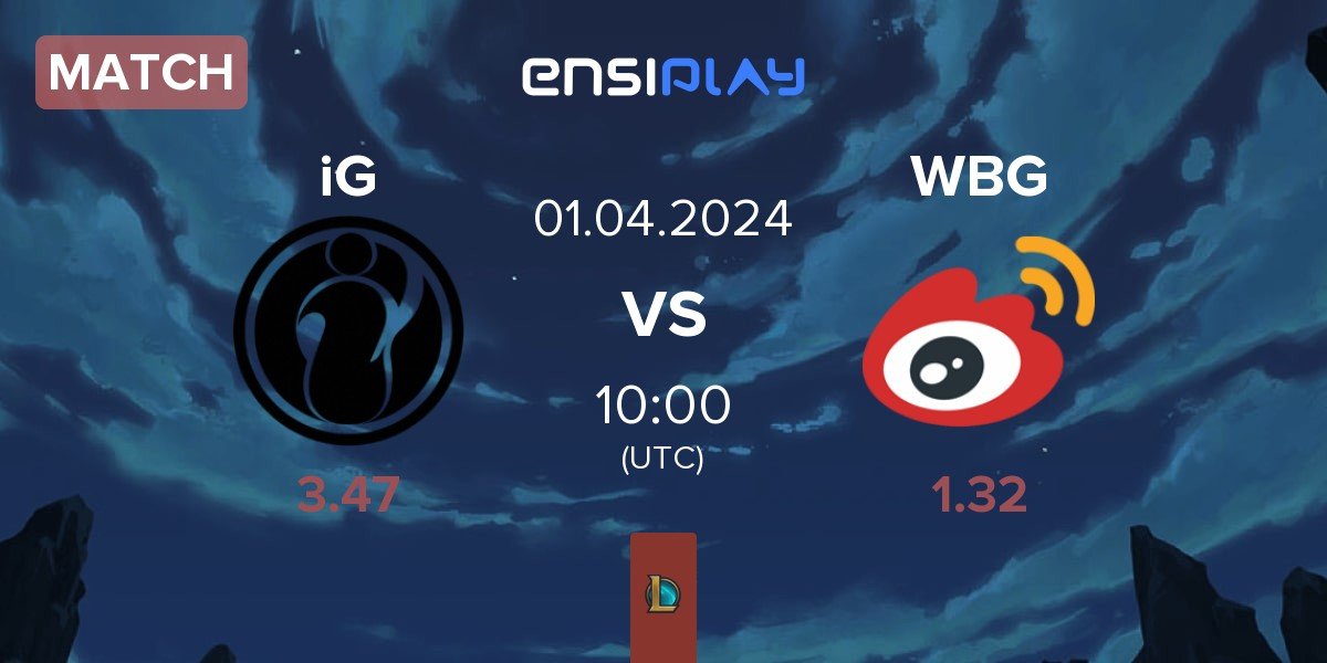 Match Invictus Gaming iG vs Weibo Gaming WBG | 01.04