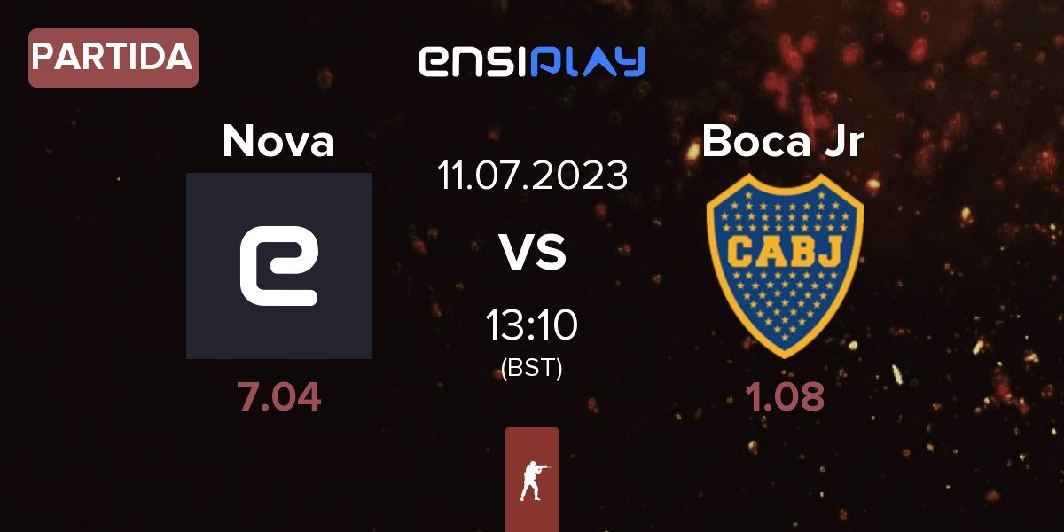 Partida Nova Gaming Nova vs Boca Juniors Boca Jr | 11.07