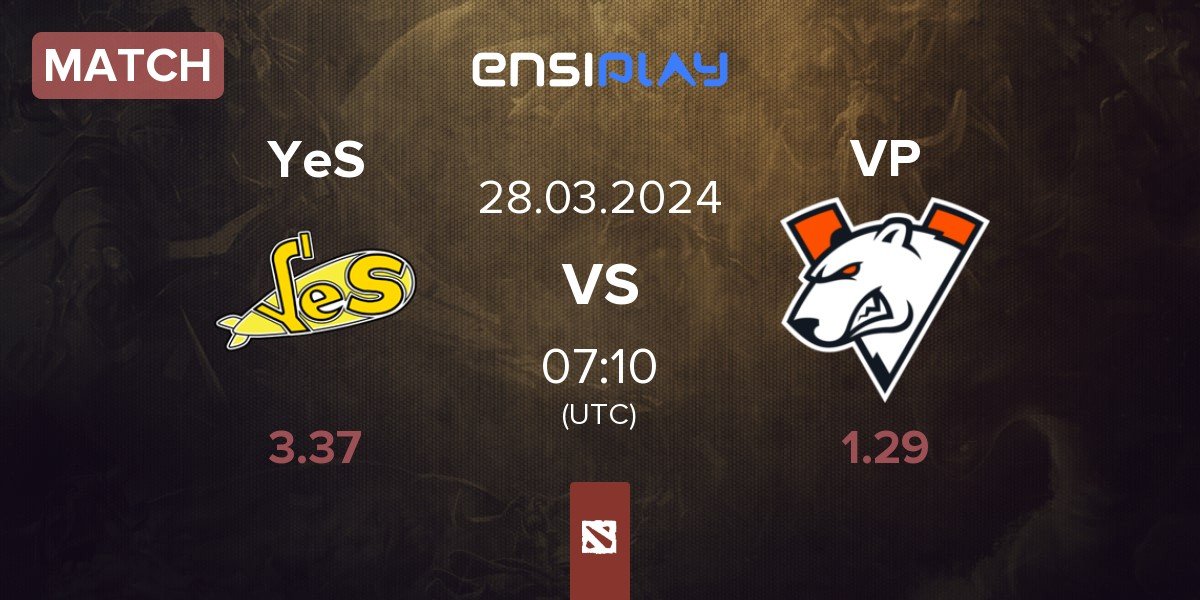 Match Yellow Submarine YeS vs Virtus.pro VP | 28.03