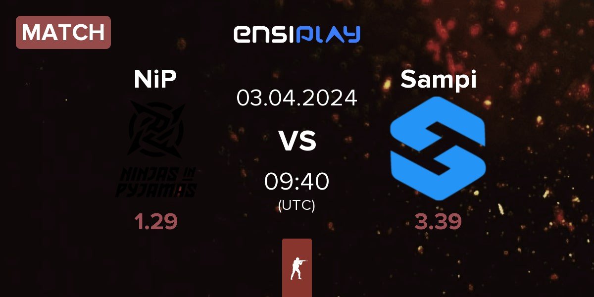 Match Ninjas in Pyjamas NiP vs Team Sampi Sampi | 03.04