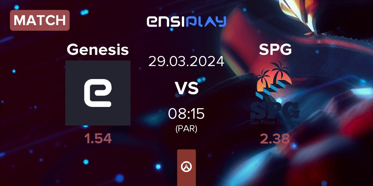 Match Genesis vs Sin Prisa Gaming SPG | 29.03