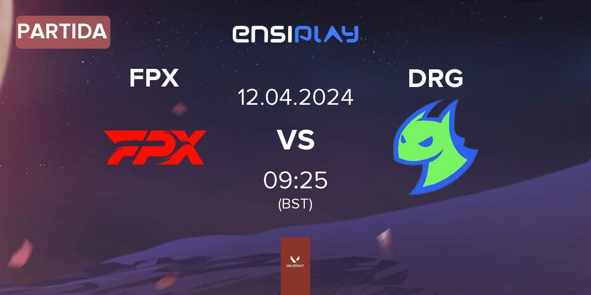 Partida FunPlus Phoenix FPX vs Dragon Ranger Gaming DRG | 12.04