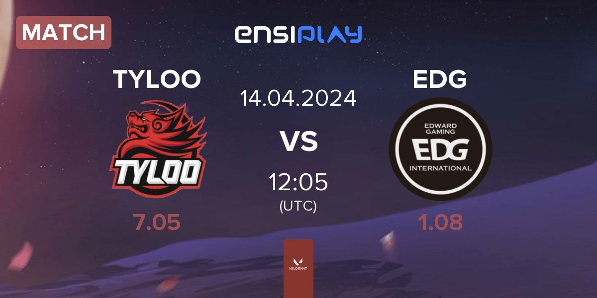 Match TYLOO vs Edward Gaming EDG | 14.04