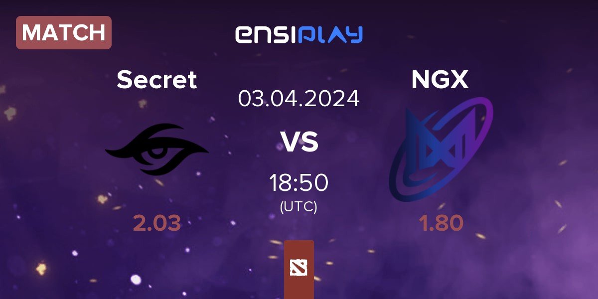 Match Team Secret Secret vs Nigma Galaxy NGX | 03.04