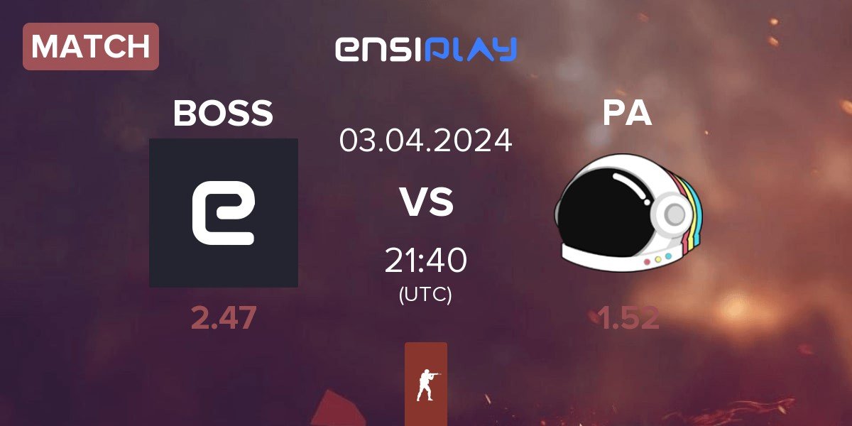 Match BOSS vs Party Astronauts PA | 03.04