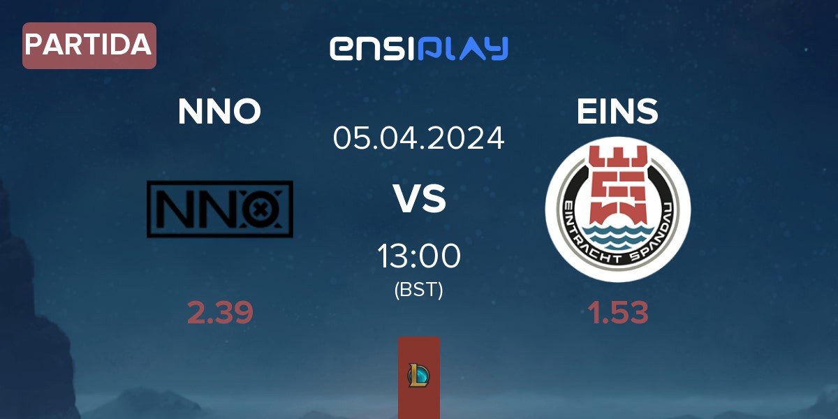 Partida NNO Prime NNO vs Eintracht Spandau EINS | 05.04