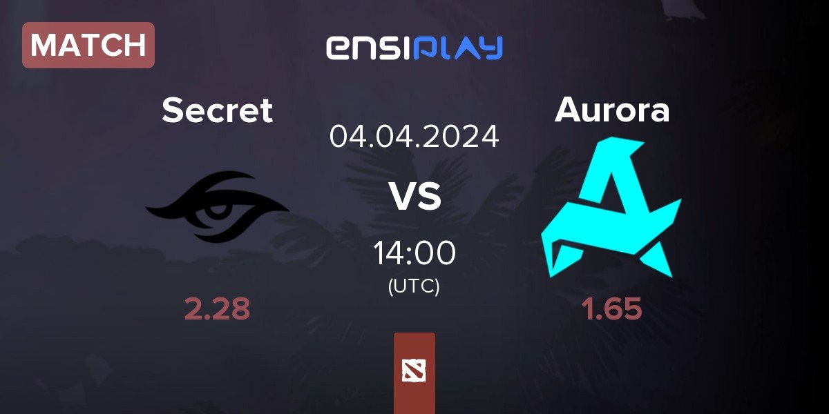 Match Team Secret Secret vs Aurora | 04.04