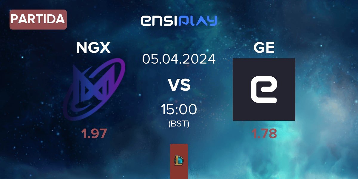 Partida Nigma Galaxy NGX vs Geekay Esports GK | 05.04