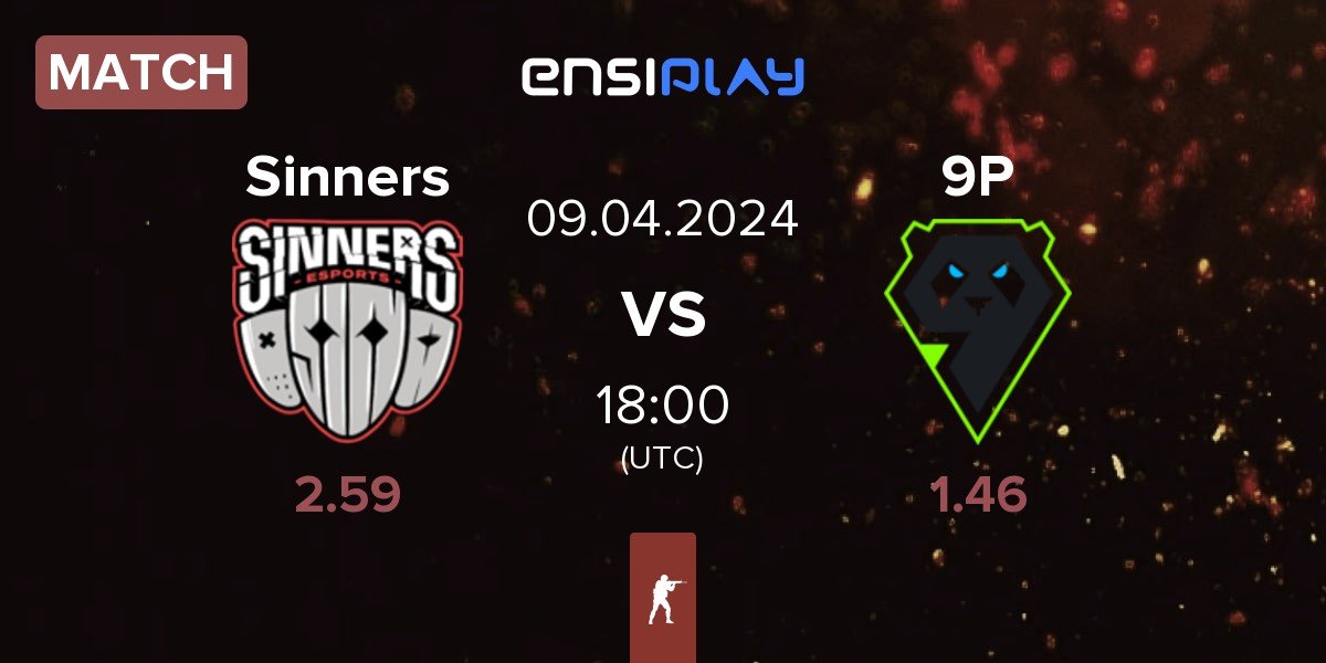 Match Sinners Esports Sinners vs 9 Pandas 9P | 09.04