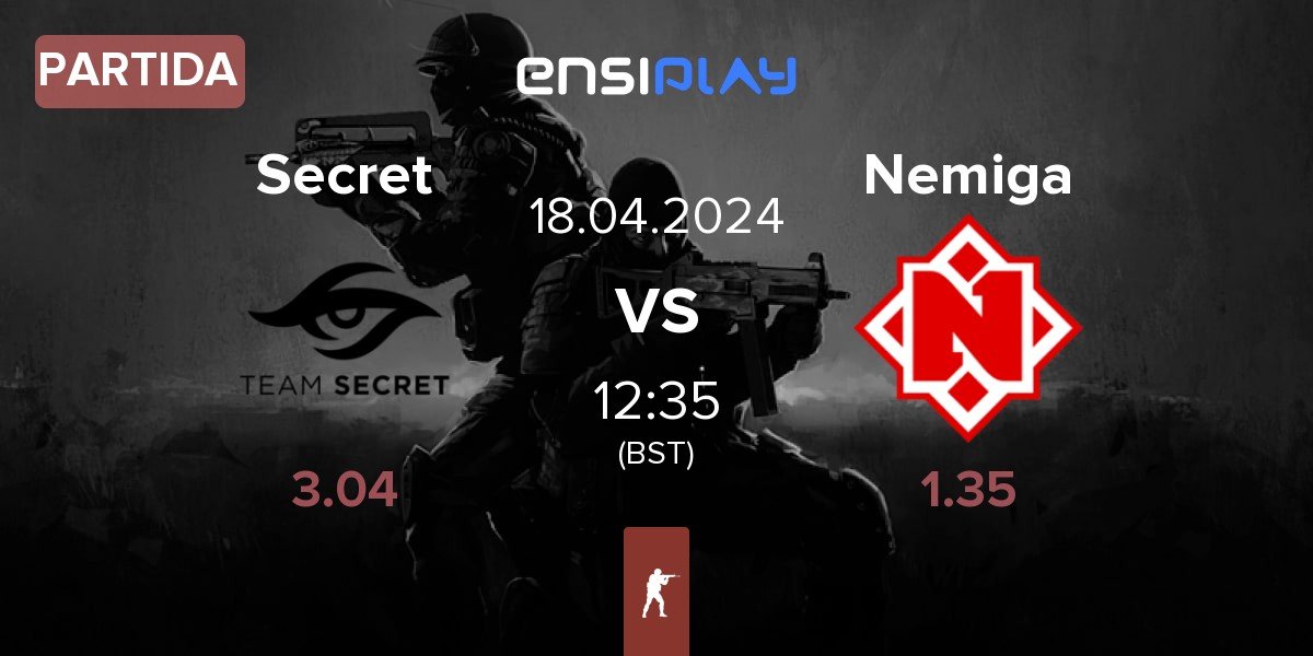 Partida Team Secret Secret vs Nemiga Gaming Nemiga | 18.04