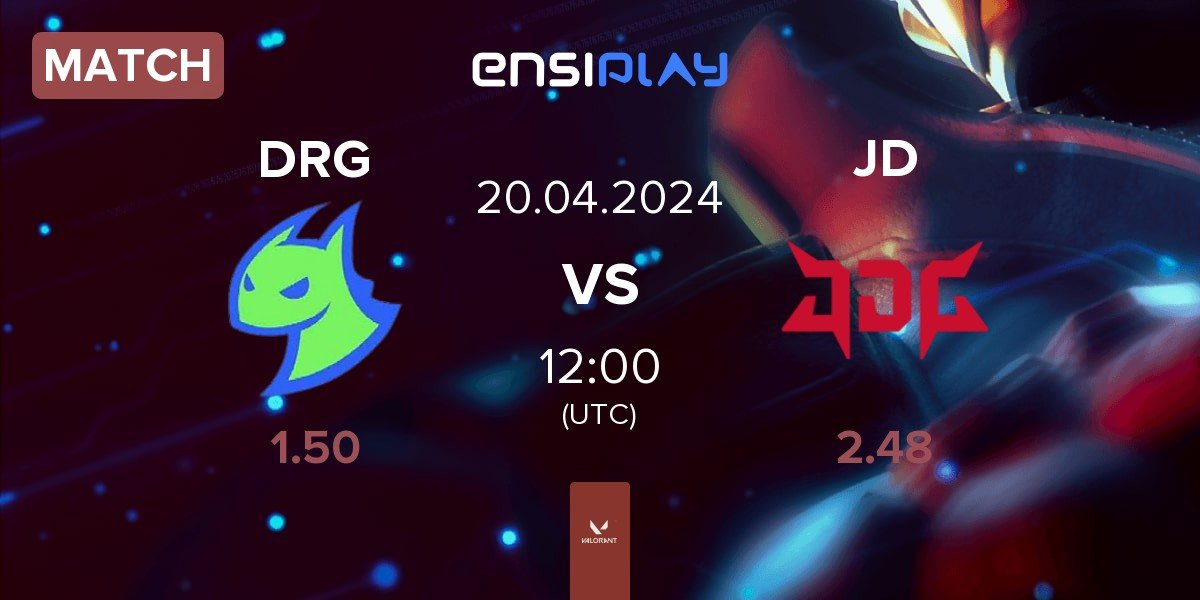 Match Dragon Ranger Gaming DRG vs JD Gaming JD | 20.04