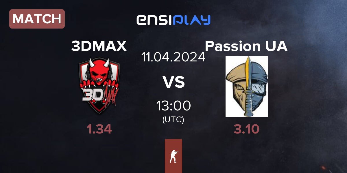 Match 3DMAX vs Passion UA | 11.04