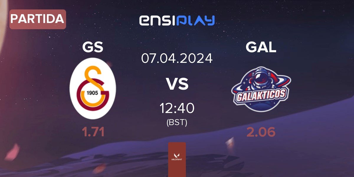 Partida Galatasaray Esports GS vs Galakticos GAL | 07.04